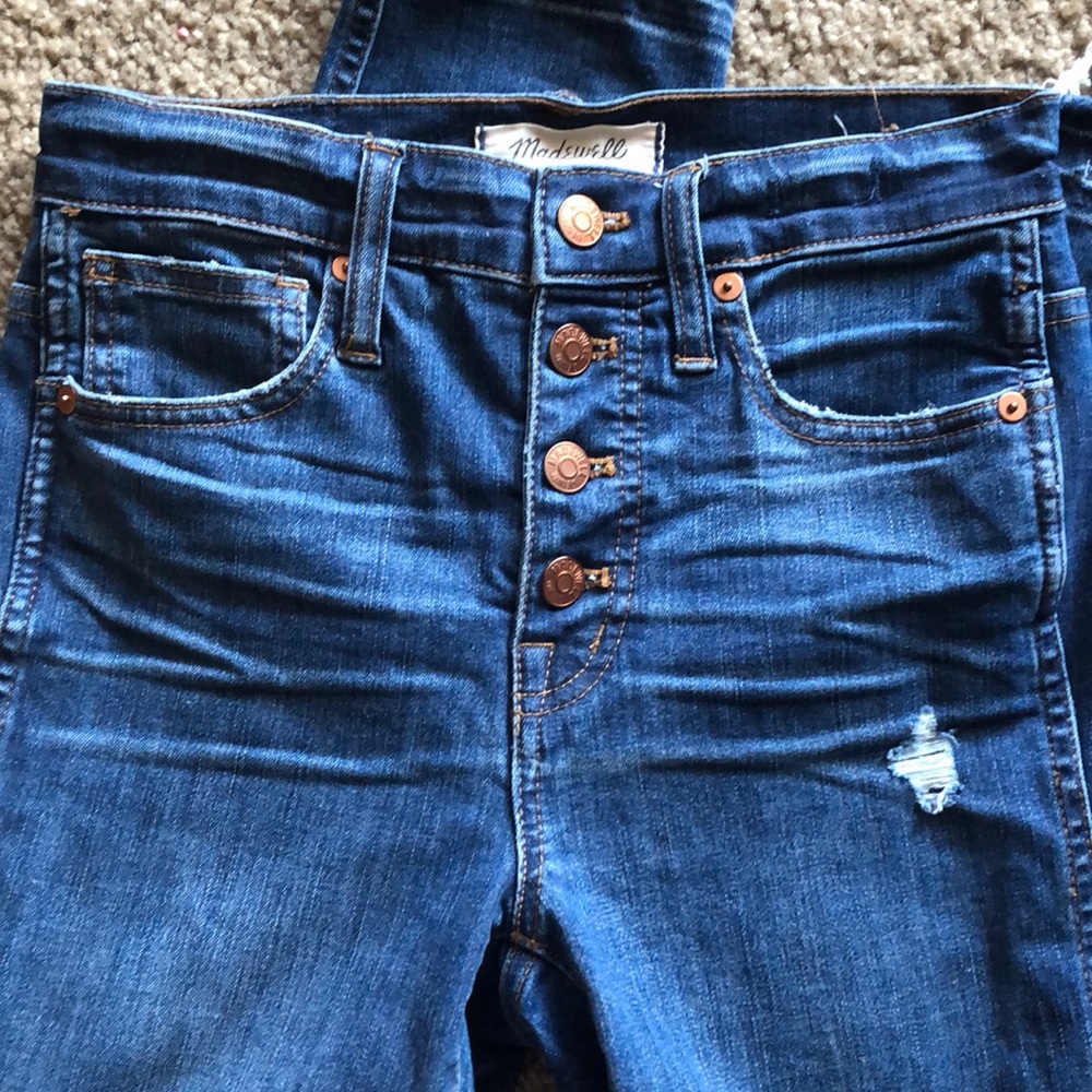 Madewell 10 inch high rise skinny - Picture 2 of 7